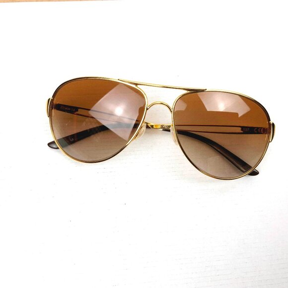 Oakley Caveat Women's Sunglasses Polished Gold Brown Gradient - Picture 3 of 16